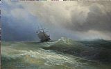 Ivan Constantinovich Aivazovsky Canvas Paintings - Storm 1890